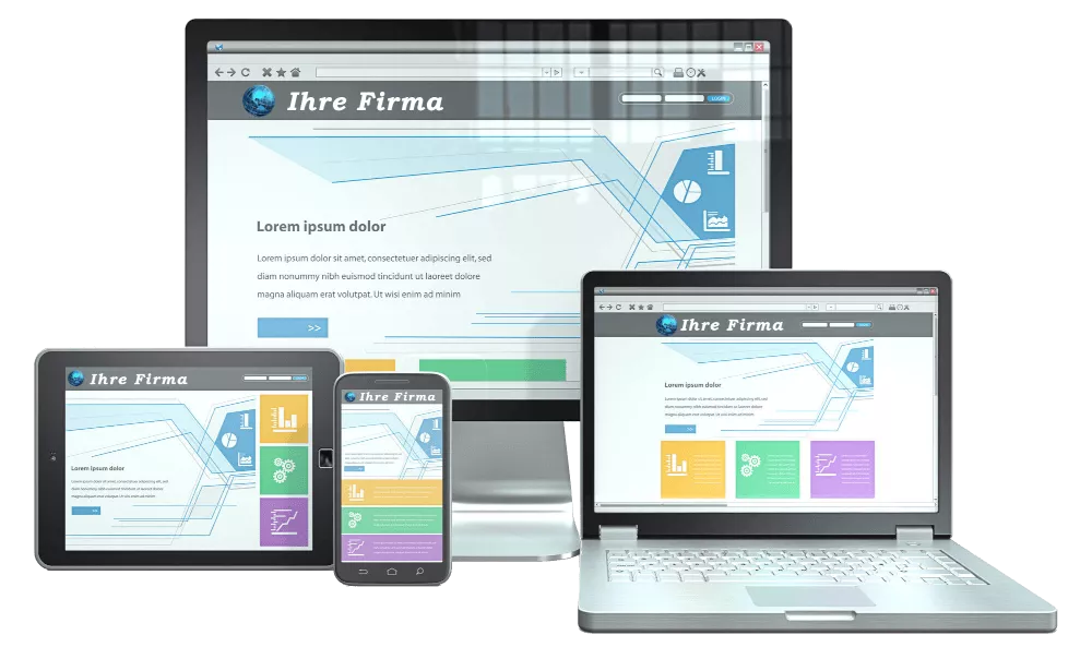 Ihre Website passt sich an jedes Endgerät optimal an