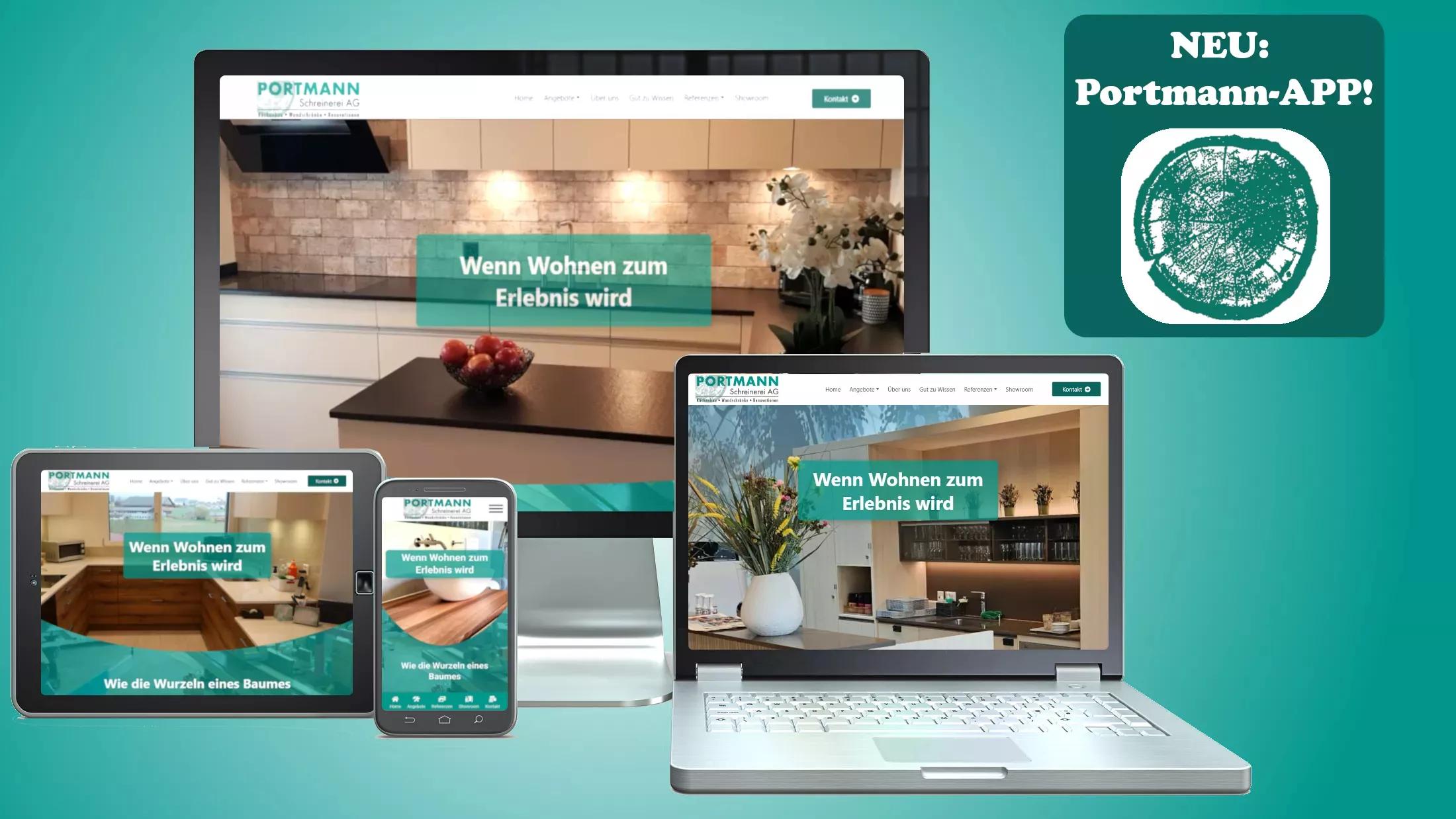 Kunden-Referenz Portmann Schreinerei AG